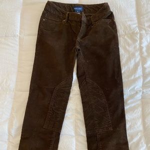 Girls size 10 brown corduroy, equestrian style. Ralph Lauren